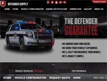 Tablet Screenshot of defendersupply.com